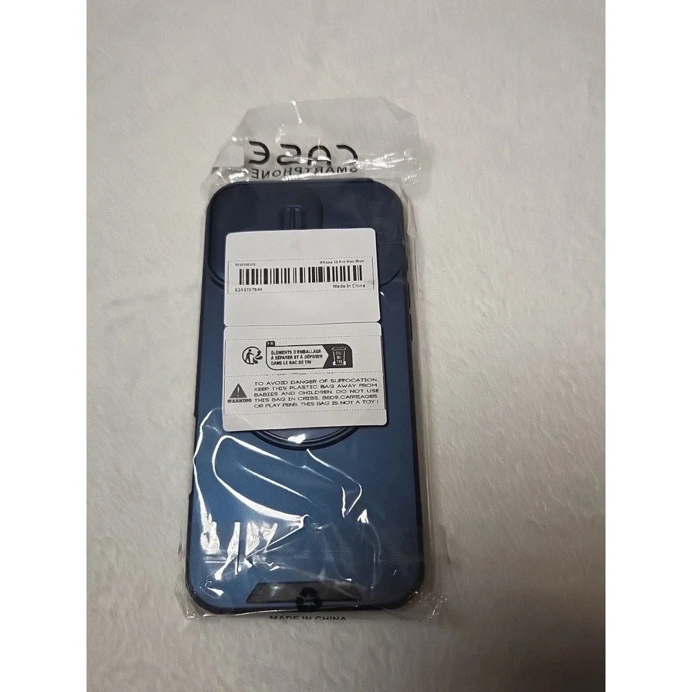 Shockproof Slim Blue Case for iPhone 16 Pro Max – Durable Protective Cover